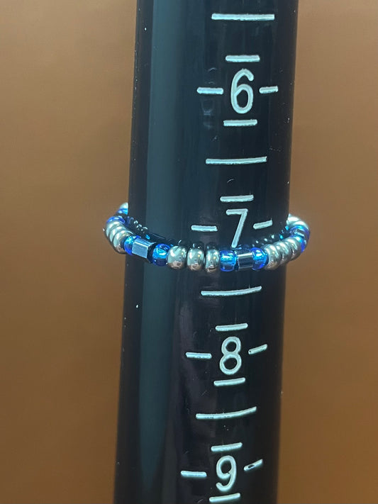 Super Trouper Beaded Stretch Ring