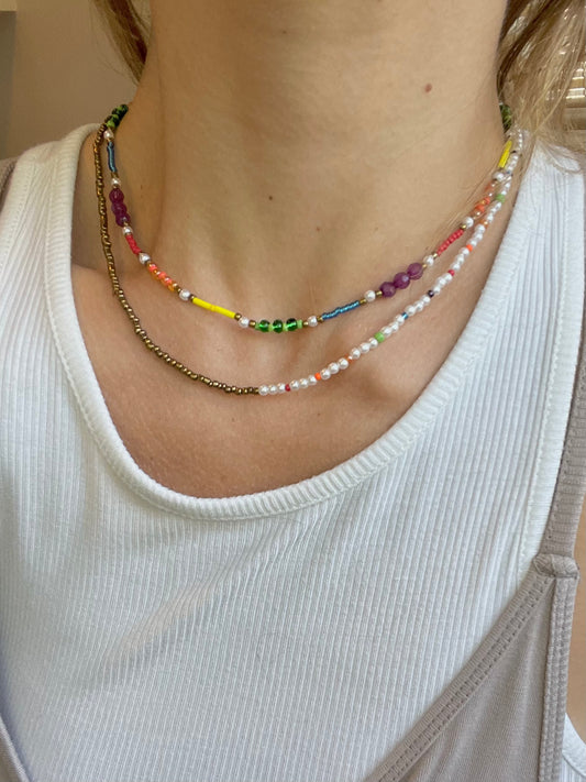 You Make Me Feel Double Layer Choker