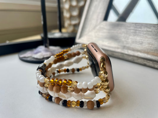 Time in a Bottle Beaded Apple Watch Band
