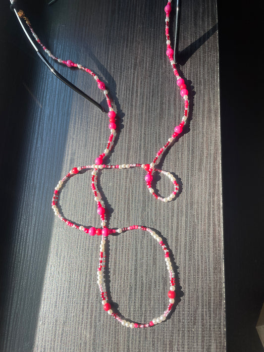 Dance Disco Heat Sunglasses Chain