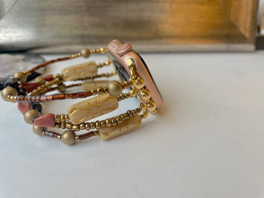 Time After Time Beaded Apple Watch Band