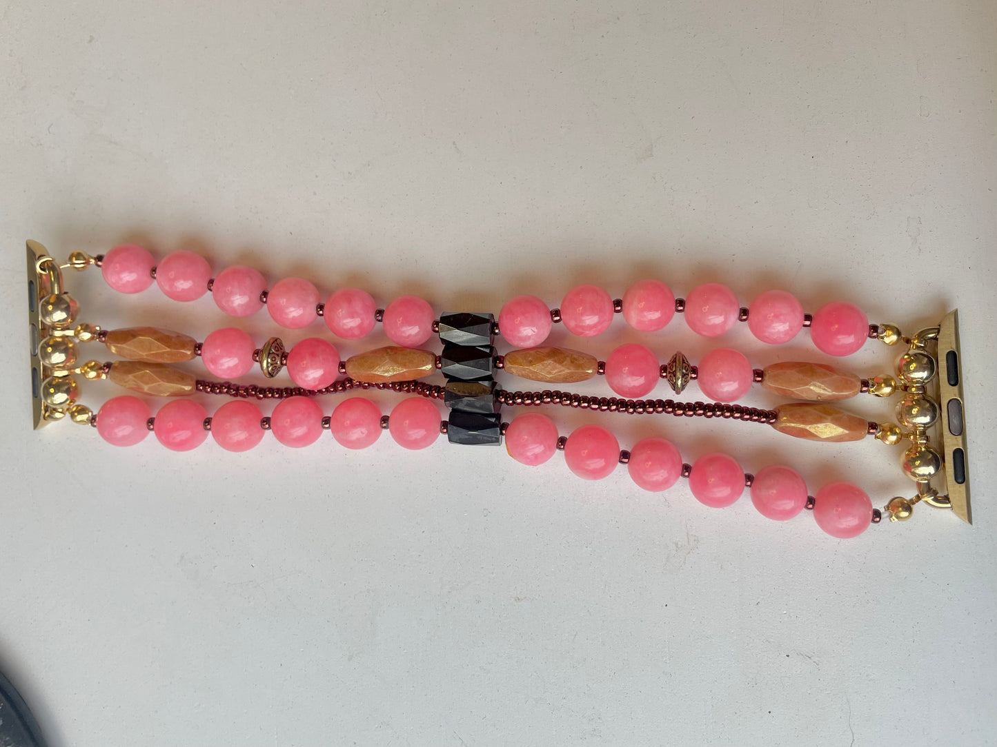 Time of the Season Beaded Apple Watch Band (S/M)