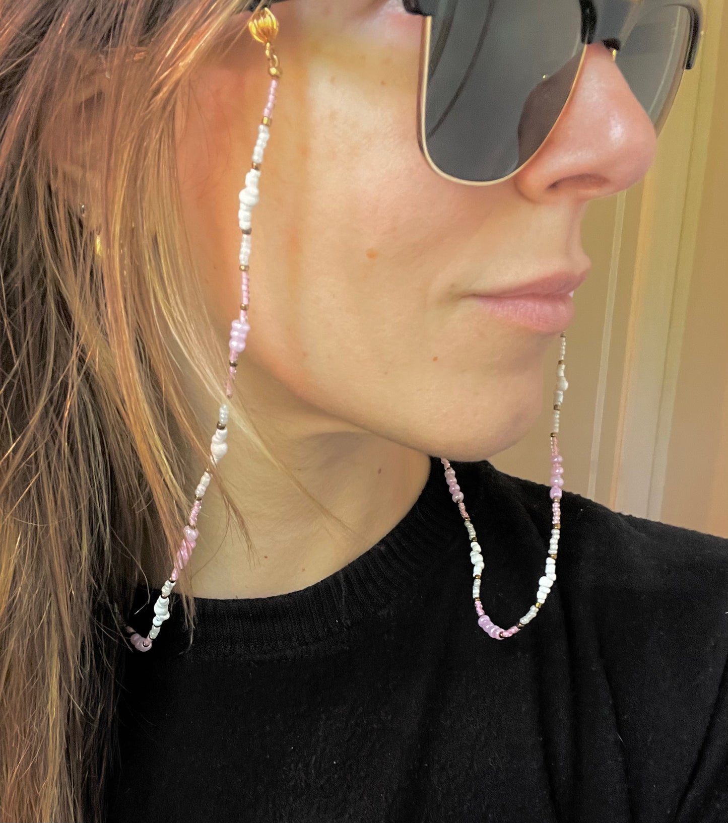 Pink Cadillac Sunglasses Chain