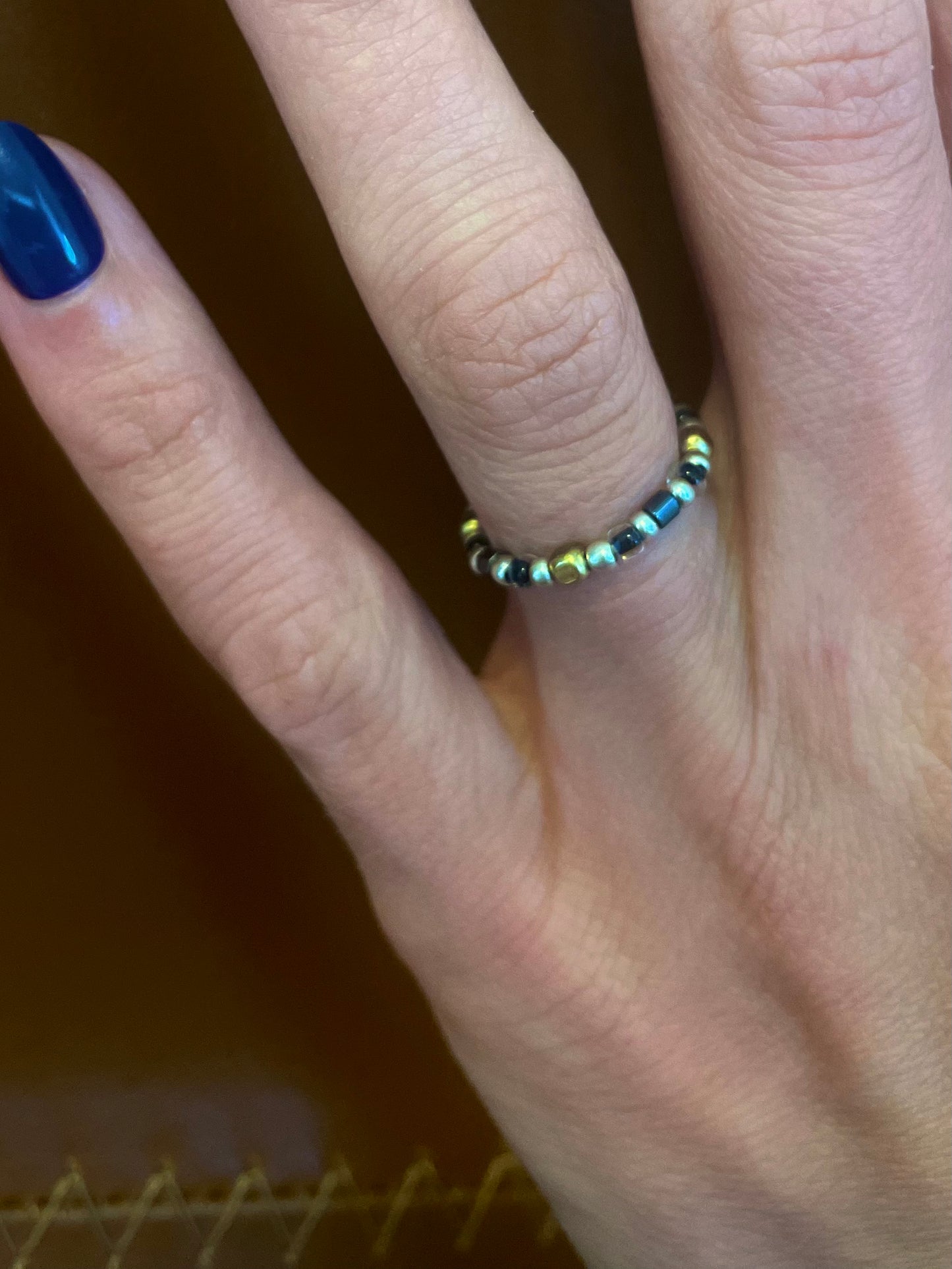 Our Last Summer Beaded Stretch Ring