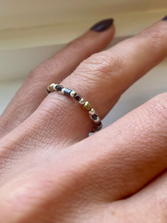 Our Last Summer Beaded Stretch Ring
