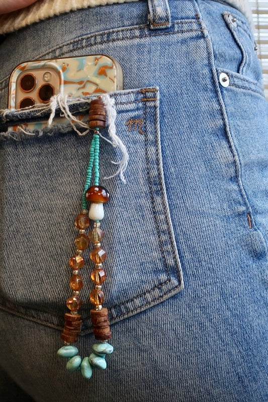 Norwegian Wood Phone Charm