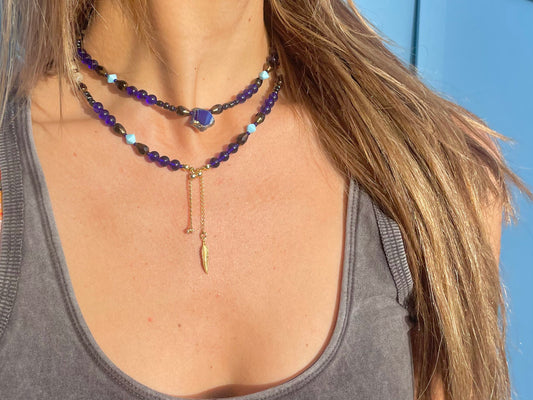 Deep Blue Adaptable Accessory Chain